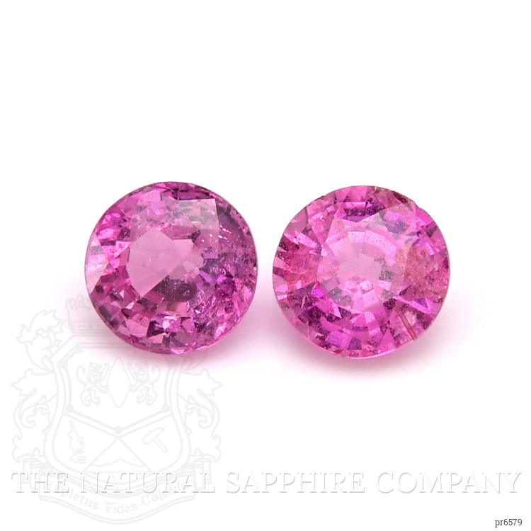 2.54 Ct.Tw. Pink Sapphire Pair from Ceylon (Sri Lanka)