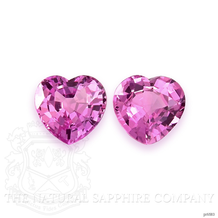 1.50 Ct.Tw. Pink Sapphire Pair from Ceylon (Sri Lanka)