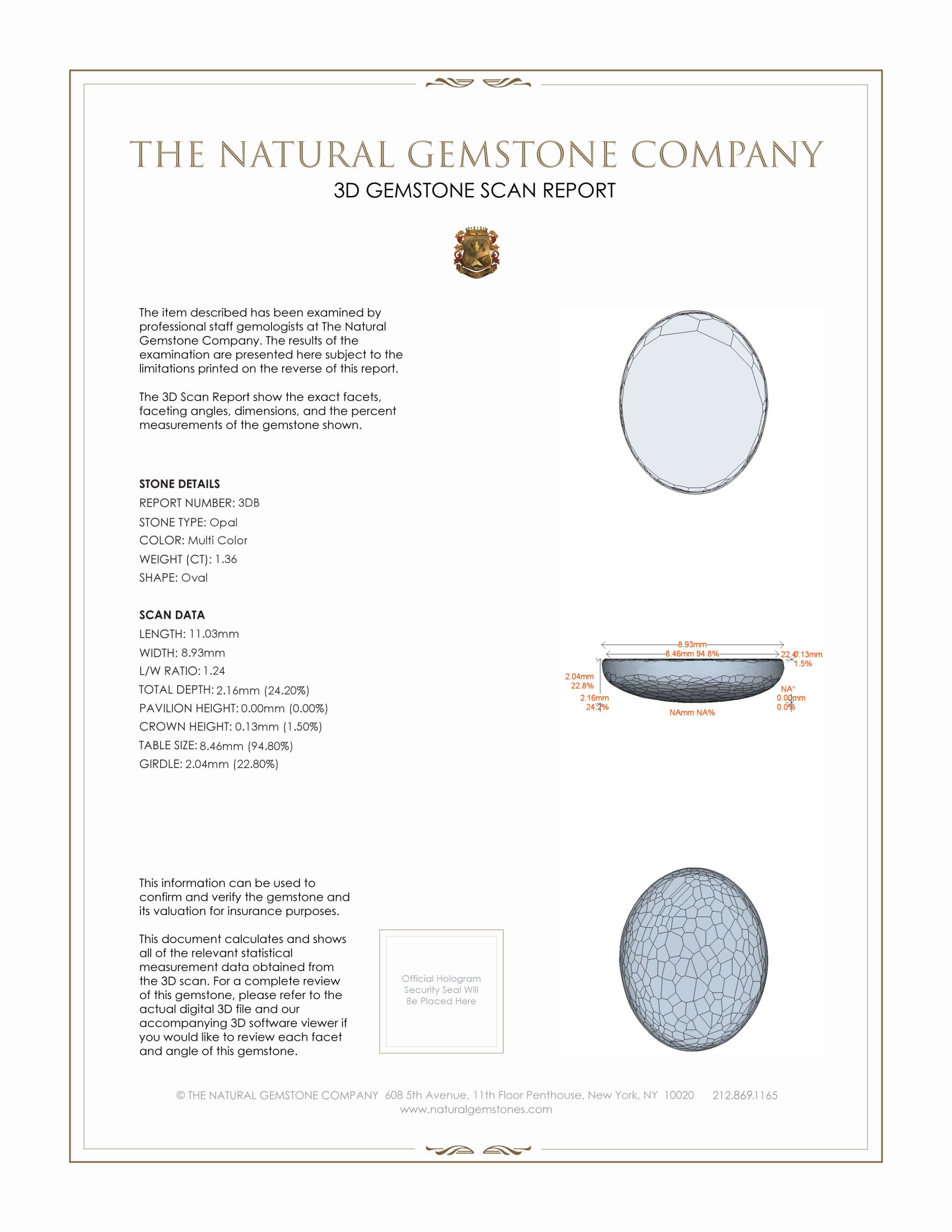 2.72 Ct.Tw. Cabochon Opal Pair from Australia