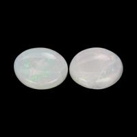 2.84 Ct.Tw.Total Carat Weight Cabochon White Opal Pair from Australia Video