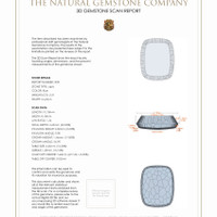 4.70 Ct.Tw.Total Carat Weight Lapis Pair from Afghanistan 3 D Scan Report