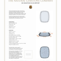 4.70 Ct.Tw.Total Carat Weight Lapis Pair from Afghanistan 3 D Scan Report