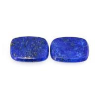 4.23 Ct.Tw.Total Carat Weight Lapis Pair from Afghanistan Video