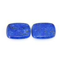 4.54 Ct.Tw.Total Carat Weight Lapis Pair from Afghanistan Video