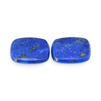 4.56 Ct.Tw.Total Carat Weight Lapis Pair from Afghanistan Video