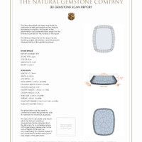 4.72 Ct.Tw.Total Carat Weight Lapis Pair from Afghanistan 3 D Scan Report
