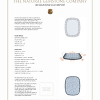 4.63 Ct.Tw.Total Carat Weight Lapis Pair from Afghanistan 3 D Scan Report