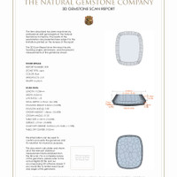 4.63 Ct.Tw.Total Carat Weight Lapis Pair from Afghanistan 3 D Scan Report