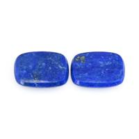 4.40 Ct.Tw.Total Carat Weight Lapis Pair from Afghanistan Video