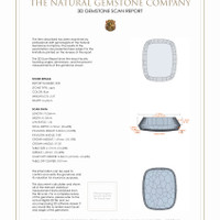 4.69 Ct.Tw.Total Carat Weight Lapis Pair from Afghanistan 3 D Scan Report