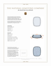4.62&nbsp;Ct.Tw.Total Carat Weight Lapis Pair from Afghanistan 3 D Scan Report