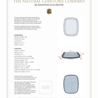 4.52 Ct.Tw.Total Carat Weight Lapis Pair from Afghanistan 3 D Scan Report