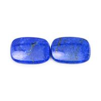 6.96 Ct.Tw.Total Carat Weight Lapis Pair from Afghanistan Video