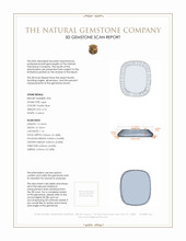9.45 Ct.Tw.Total Carat Weight Lapis Pair from Afghanistan 3 D Scan Report