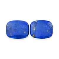 7.07 Ct.Tw.Total Carat Weight Lapis Pair from Afghanistan Video
