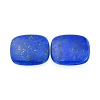 7.11 Ct.Tw.Total Carat Weight Lapis Pair from Afghanistan Video