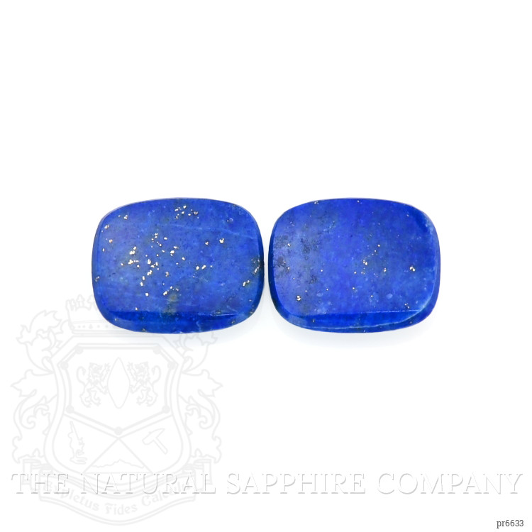 7.11 Ct.Tw. Lapis Pair from Afghanistan