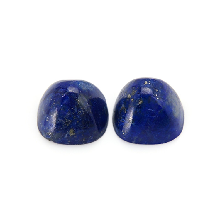 16.06 Ct.Tw. Cabochon Lapis Pair from Afghanistan