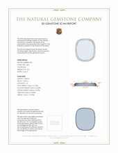 7.53 Ct.Tw.Total Carat Weight Lapis Pair from Afghanistan 3 D Scan Report