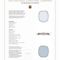 7.53 Ct.Tw.Total Carat Weight Lapis Pair from Afghanistan 3 D Scan Report