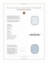 7.53 Ct.Tw.Total Carat Weight Lapis Pair from Afghanistan 3 D Scan Report
