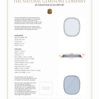 7.53 Ct.Tw.Total Carat Weight Lapis Pair from Afghanistan 3 D Scan Report