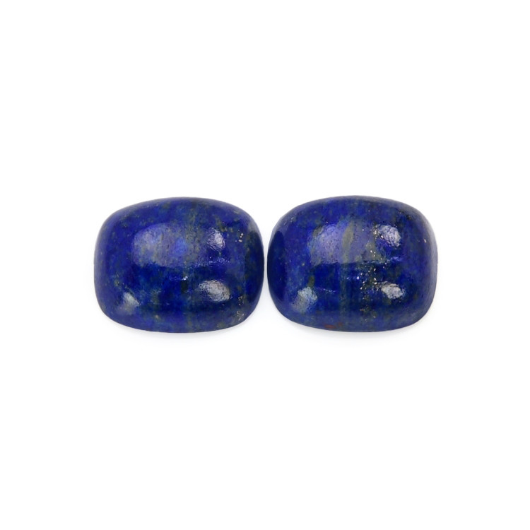 7.75 Ct.Tw. Cabochon Lapis Pair from Afghanistan