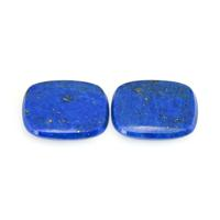 7.14 Ct.Tw.Total Carat Weight Lapis Pair from Afghanistan Video