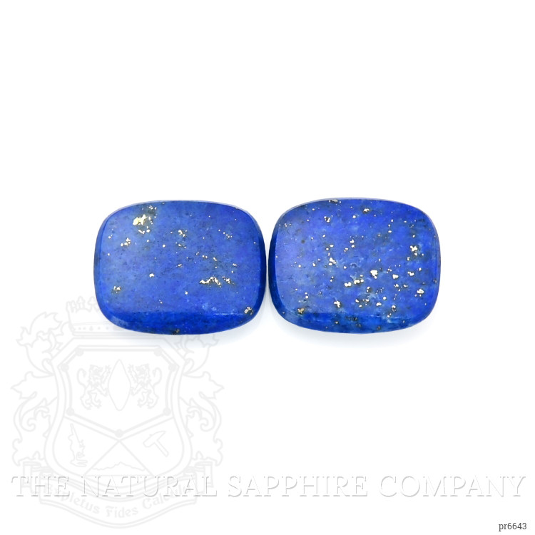 7.11 Ct.Tw. Lapis Pair from Afghanistan