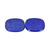 11.57 Ct.Tw.Total Carat Weight Lapis Pair from Afghanistan Video