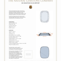 10.72 Ct.Tw.Total Carat Weight Lapis Pair from Afghanistan 3 D Scan Report