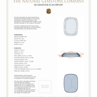 10.72 Ct.Tw.Total Carat Weight Lapis Pair from Afghanistan 3 D Scan Report