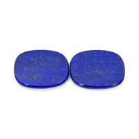 14.46 Ct.Tw.Total Carat Weight Lapis Pair from Afghanistan Video