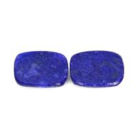 6.50 Ct.Tw.Total Carat Weight Lapis Pair from Afghanistan Video
