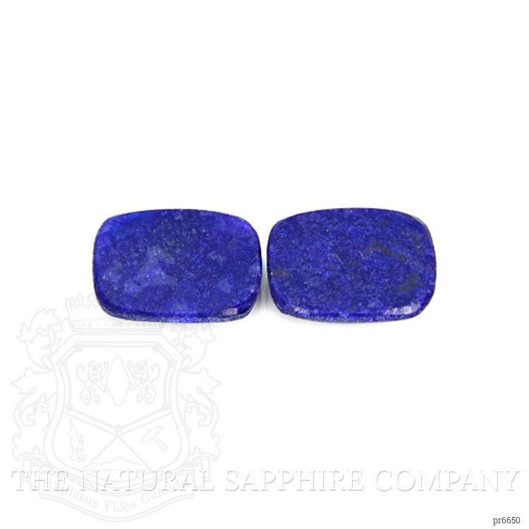 6.50 Ct.Tw. Lapis Pair from Afghanistan