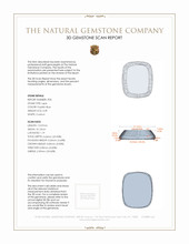6.50 Ct.Tw.Total Carat Weight Lapis Pair from Afghanistan 3 D Scan Report