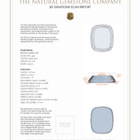 6.50 Ct.Tw.Total Carat Weight Lapis Pair from Afghanistan 3 D Scan Report