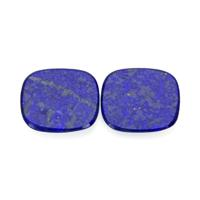 9.74 Ct.Tw.Total Carat Weight Lapis Pair from Afghanistan Video