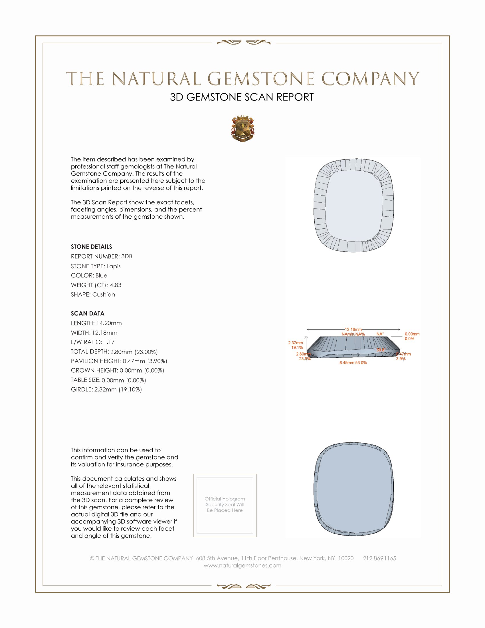 9.74 Ct.Tw. Lapis Pair from Afghanistan