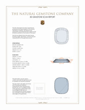 9.80&nbsp;Ct.Tw.Total Carat Weight Lapis Pair from Afghanistan 3 D Scan Report