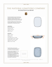 11.53&nbsp;Ct.Tw.Total Carat Weight Lapis Pair from Afghanistan 3 D Scan Report