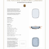 11.53 Ct.Tw.Total Carat Weight Lapis Pair from Afghanistan 3 D Scan Report