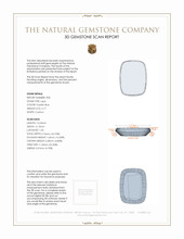 11.53&nbsp;Ct.Tw.Total Carat Weight Lapis Pair from Afghanistan 3 D Scan Report
