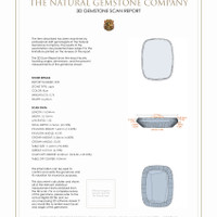 11.53 Ct.Tw.Total Carat Weight Lapis Pair from Afghanistan 3 D Scan Report