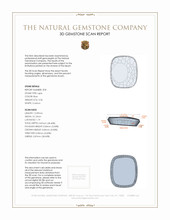 6.72&nbsp;Ct.Tw.Total Carat Weight Lapis Pair from Afghanistan 3 D Scan Report