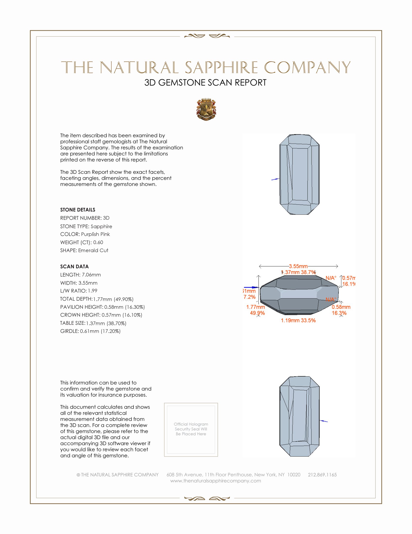 1.16 Ct.Tw. Purplish Pink Sapphire Pair from Ceylon (Sri Lanka)