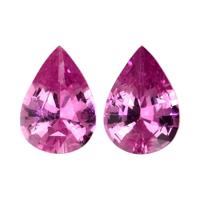 1.23&nbsp;Ct.Tw.Total Carat Weight Pink Sapphire Pair from Ceylon (Sri Lanka) Video