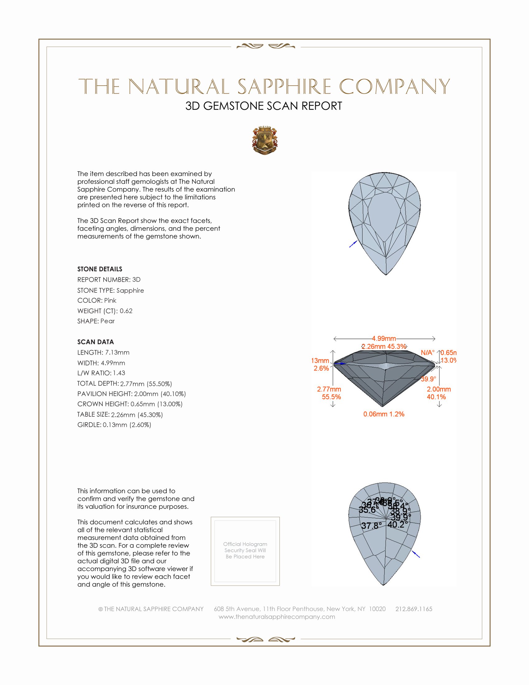 1.23 Ct.Tw. Pink Sapphire Pair from Ceylon (Sri Lanka)