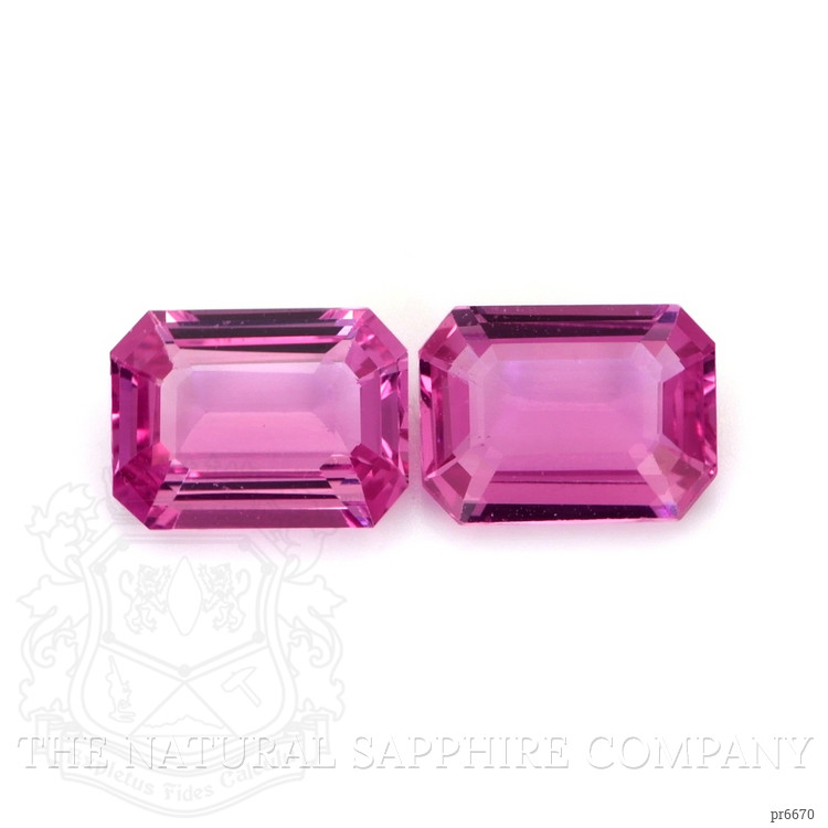 2.83 Ct.Tw. Pink Sapphire Pair from Ceylon (Sri Lanka)