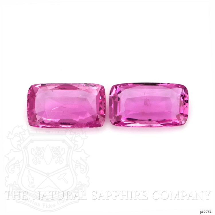 3.83 Ct.Tw. Pink Sapphire Pair from Ceylon (Sri Lanka)
